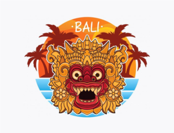 Desain Gantungan Kunci Barong Bali